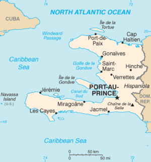 haiti cities map